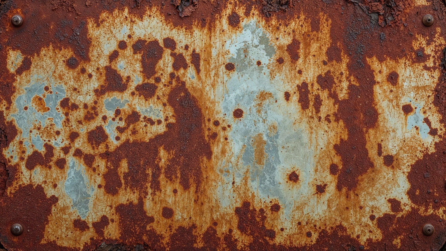 Metalloberfläche mit Rost